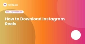 Download Instagram Reels for free without watermark